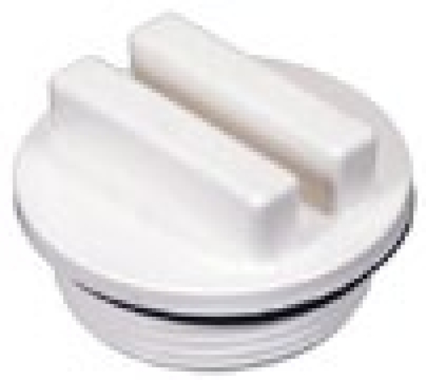 Stopfen 1½" weiss mit O-Ring zu R41